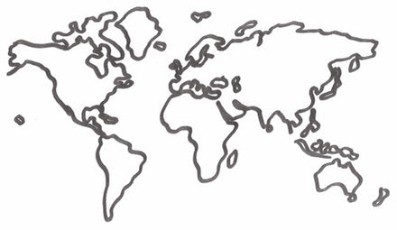 Tatuagem Mapa Mundial