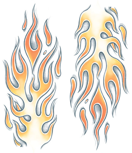 Flammen Extra Large (2 Tattoos)