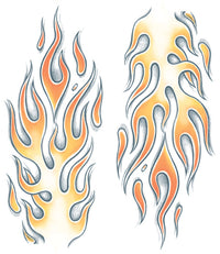 Flames Extra Large (2 Tattoos)