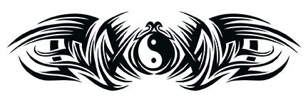 Yin Yang Tribal Tattoo