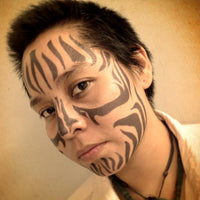 Kit De Tatuaje Facial Cebra Tribal